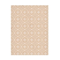Canvas Wall Art - Treechild 'Geometric Beige Tile Pattern' Wall Art for Living Room, Bedroom, or Office D?cor by Trademark Fine Art - 24 x 32 Inches