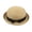 Khaki, variant on OOOUM Womens Bowknot Straw Sun Hat Breathable Lightweight Rolled Brim Hat Summer Vacation Hats Navy