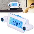 thumbnail image 4 of Led Clock Projection Clock Projection Alarm Clock Glareless LED Night Light Voice Control Induction Temperature Display LED ClockWhite Blue ANGGREK Otros, 4 of 8