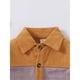 thumbnail image 4 of Gibobby Chamarra de invierno para bebé niñoChaqueta de manga larga con bolsillo de cárdigan de empalme de pana de invierno nuevo privado(De bronce, 12-18 Meses), 4 of 5