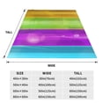 thumbnail image 4 of Lsque Geometry Dash Pattern Fuzzy Fleece Throw Blanket Extra Large,Super Soft,Fluffy and Warm Blankets for Couch,Bed,All Season Use (60"x50"), 4 of 7