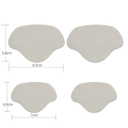 

4pcs Invisible Heel Sticker Sport Running Shoes Insoles Heel Liner Grips Protector Sticker Patch Adjust Size Protect Heel Foot Care