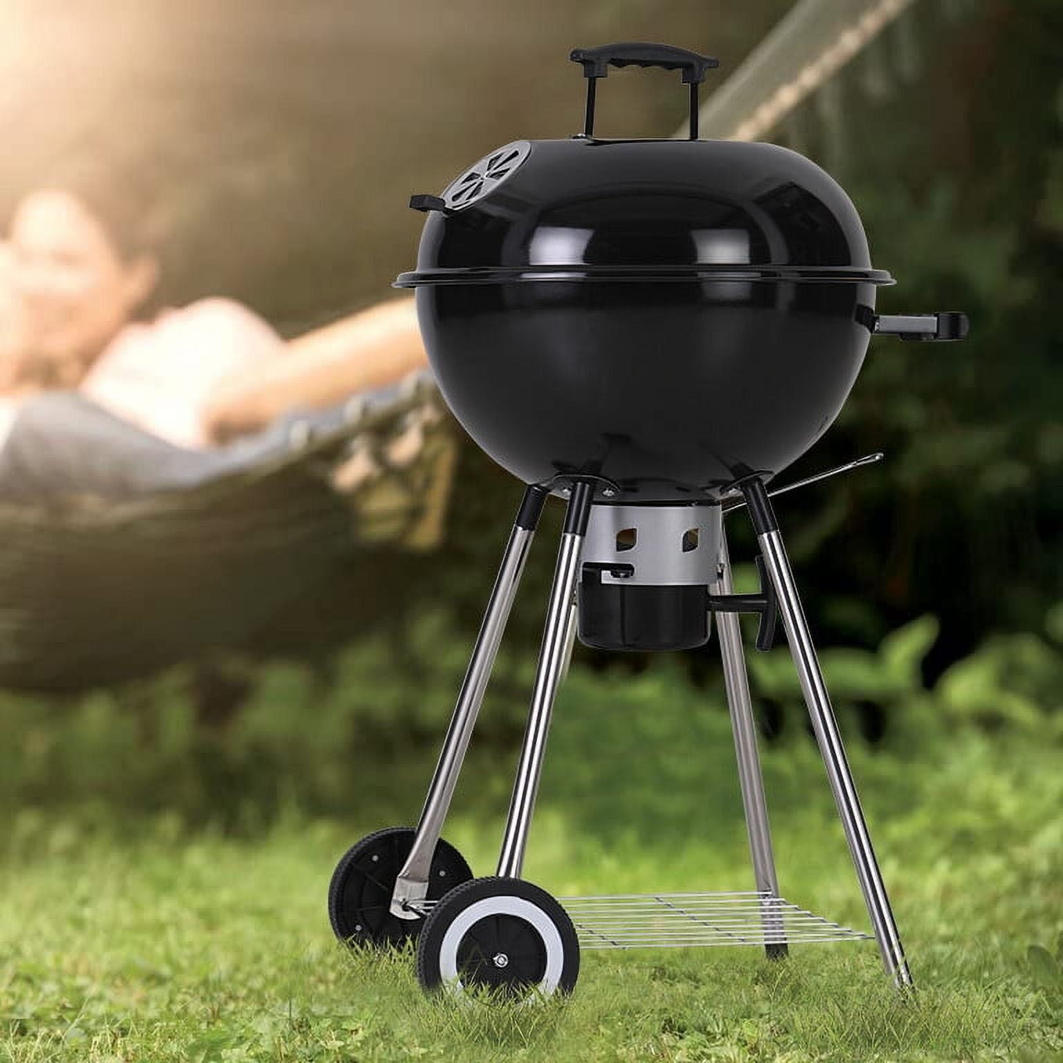 Weber Original Kettle 18 in Outdoor BBQ Charcoal Grill