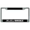 thumbnail image 1 of HellaBROKE Cadre de Plaque d'Immatriculation Chromé, 1 of 1
