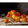 thumbnail image 3 of John F. Francis 14x12 Black Modern Framed Museum Art Print Titled - Still Life, Apples and Chestnuts (1859), 3 of 5