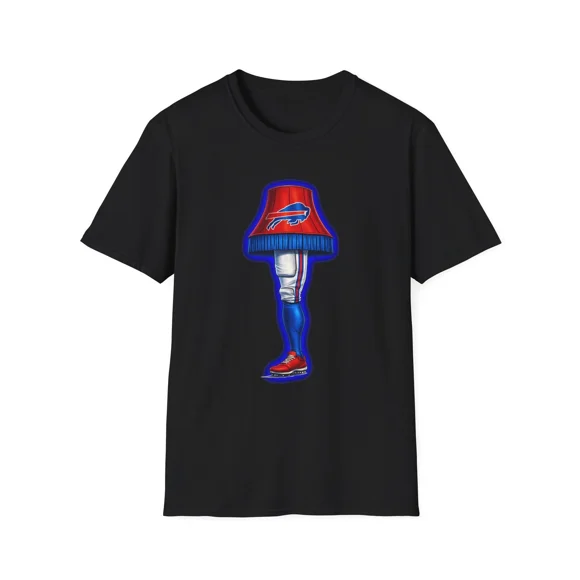 Buffalo Bills Leg Lamp Funny Football Holiday Fan Gear Unisex T-Shirt k00156, up to size 5XL