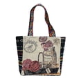 thumbnail image 1 of Bolso de hombro de Lona para mujer Sunnimix Bolso de Compras Ligero de vacaciones Satchel Casual flower Monedero de hombro, 1 of 8