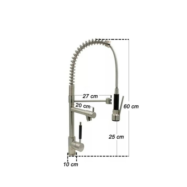 Mezcladora Monomando Fregadero Resorte Rubinett Funciones