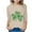 Khaki, variant on Riecok St. Patrick's Day Short Sleeve Blouses for Girls Boy casual Round Neck Oversized Casual All-match Fashion Lightweight Toddler Kids Boy 2025 Casual Loose Shirts Black 7 T