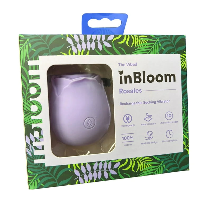 inBloom Rosales Sucking Vibrator Lavender
