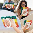 thumbnail image 5 of FJLBDE Case for Xiaomi Redmi Pad SE 11.0 inch 2023 with 360 Kickstand, Shoulder Strap Carrying Protective Cover, Multicolor Red, 5 of 6