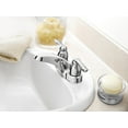 thumbnail image 5 of Moen 64925 Chateau Two-Handle Low Arc 4-inch Centerset Bathroom Faucet, Chrome, 5 of 5