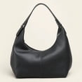 thumbnail image 4 of Yibooy Women Retro Casual Armpit Handbag PU Leather Girls Outdoor Daily Bag (Black), 4 of 6