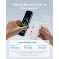 thumbnail image 4 of Anker 621 Magnetic Portable Charger (MagGo), 5,000mAh Wireless Power Bank with USB-C Cable, Magsafe-Compatible Battery Pack for iPhone 16/15/14/13/12 Series, 4 of 7