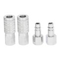thumbnail image 2 of Accesorios de Conexión RÁPIDA DE MANGUERA DE AIRE, Conexión Apretada de 300 psi 1/2 Pulgada de la Manguera de Aire Conector de Aluminio para Molinillo, 2 of 7