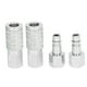thumbnail image 1 of acopladores de aire, 2 tapones de 1/2 pulg. NPT, aleación de aluminio, 300 PSI, manguera de aire, accesorios de conexión rápida, adaptador para herramientas neumáticas., 1 of 14