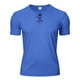 thumbnail image 4 of pstuiky camisetas de hombre, Blusas versátiles de manga corta con cuello en V y cordón de color sólido para hombre camisas casuales para hombre s, 4 of 8