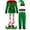 Green, variant on Christmas clothes Christmas decorations For K'ids B'oys Velvety Festive Party Outfit With Playful For Holiday Season Dress Up And Celebration santa suit