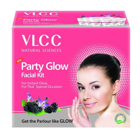 VLCC Party Glow Facial Kit, 60g (Best Facial Kit For Bridal Glow)