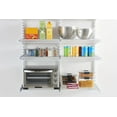 Rubbermaid Pantry 36" Closet Storage Organization System Kit, 4 Shelf