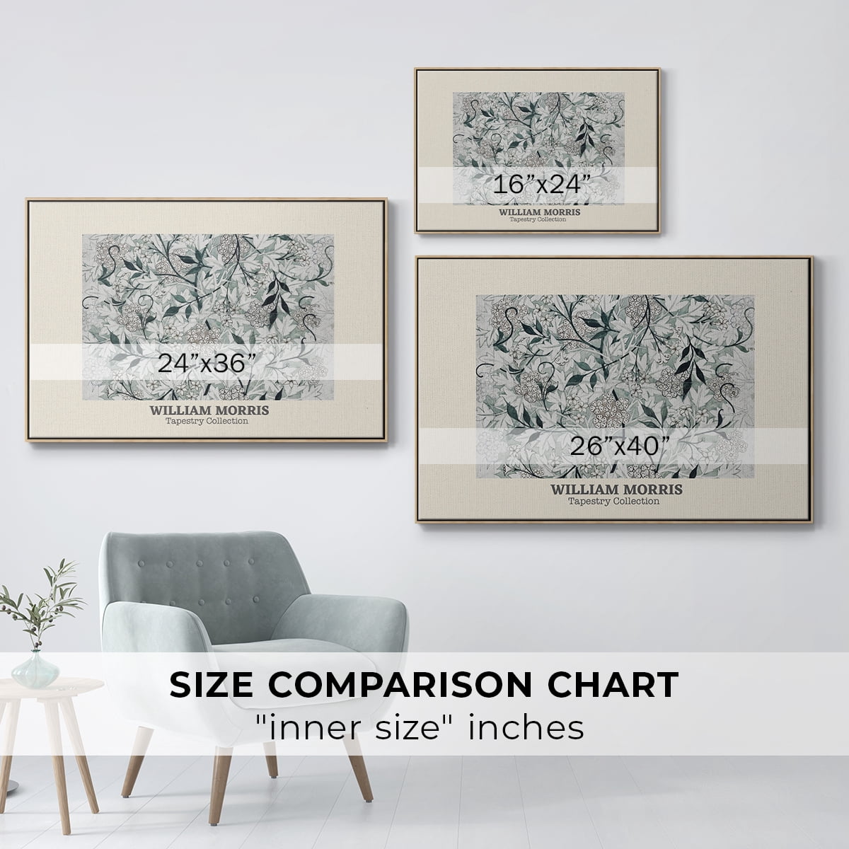 Vintage Abstract Print-XXXV Framed in Natural Wood Wood Gallery Wrapped Canvas 17 in. x 25 in.