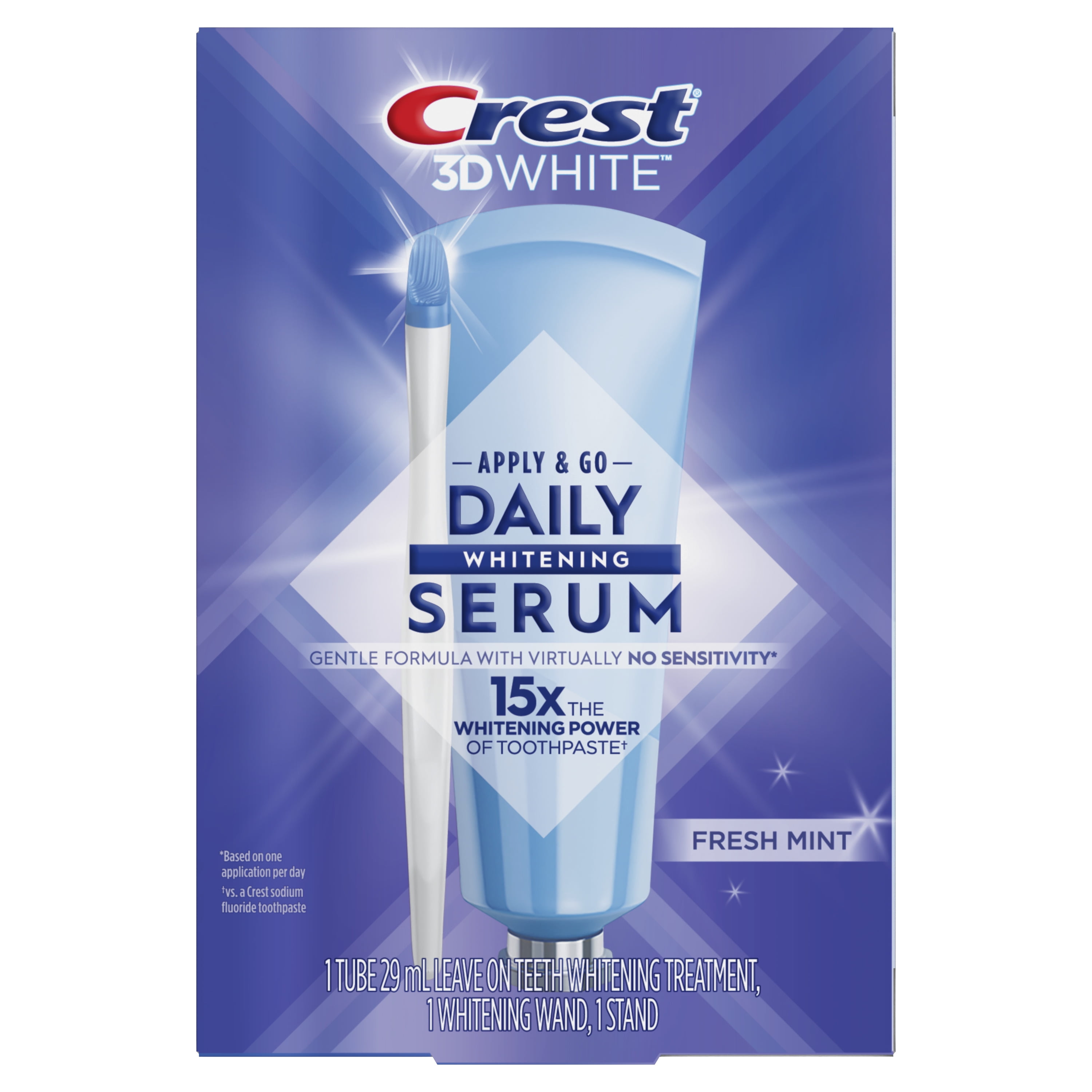 【タイムセール】クレスト　crest whitening Crest 3DWhite Daily Whitening Serum Fresh Mint, Leave-on