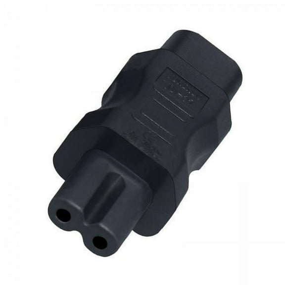 IEC320 2 pins C8 to C7 Power Adapter Connection for PC Laptop Printer Camera