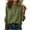 Summer Tops for Women Army Green, variant on Womens Cotton Linen Summer Tops, Long Sleeve Shirts for Women Business Casual Lightweight V Neck Dressy Blouses with Buttons Mothers Day Gifts