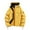 Yellow, variant on Mens Jackets Solid Color Long Sleeve Hooded Utility Waterproof Hiking Jacket Casual Outdoor Daily Wear Men's Lightweight Jacket
