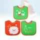 thumbnail image 2 of EeaseMX 3 baberos navideños para bebé, adorables baberos para bebé, toalla para saliva, baberos para comer al mediodía para recién nacidos., 2 of 8
