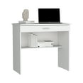 thumbnail image 4 of White Desk For Storage - Comes With 31.5"w X 19.6"d Expansive Work Surface, Handy Drawer & Shelf Fit Home Office, Dorm, Creative Area Created Offers Vast Working Area, Ideal Spot Crafted, 4 of 4