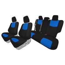 For 2014-2019 Toyota Corolla S,SE,LE (NOT FIT XSE) FH Group Ultraflex Neoprene Custom Fit Car Seat Covers - Blue Full Set