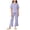 Purple, variant on Girls 2 Piece Long Sleeve 2026 Fashion Down Shirts and Wide Leg Pants Sets Outfits Purple 12-13 Years