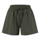 thumbnail image 3 of MKLEKYY Pantalones Cortos para Mujer, de Primavera y Verano, con Bolsillos y Lazo, de Color Liso, Informales, para Deportes y Ocio, Transpirables y Elegantes., 3 of 4