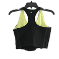 thumbnail image 2 of DKNY Womens Contrast-Trim Cropped Tank Top,Sunny Lime,Medium, 2 of 5