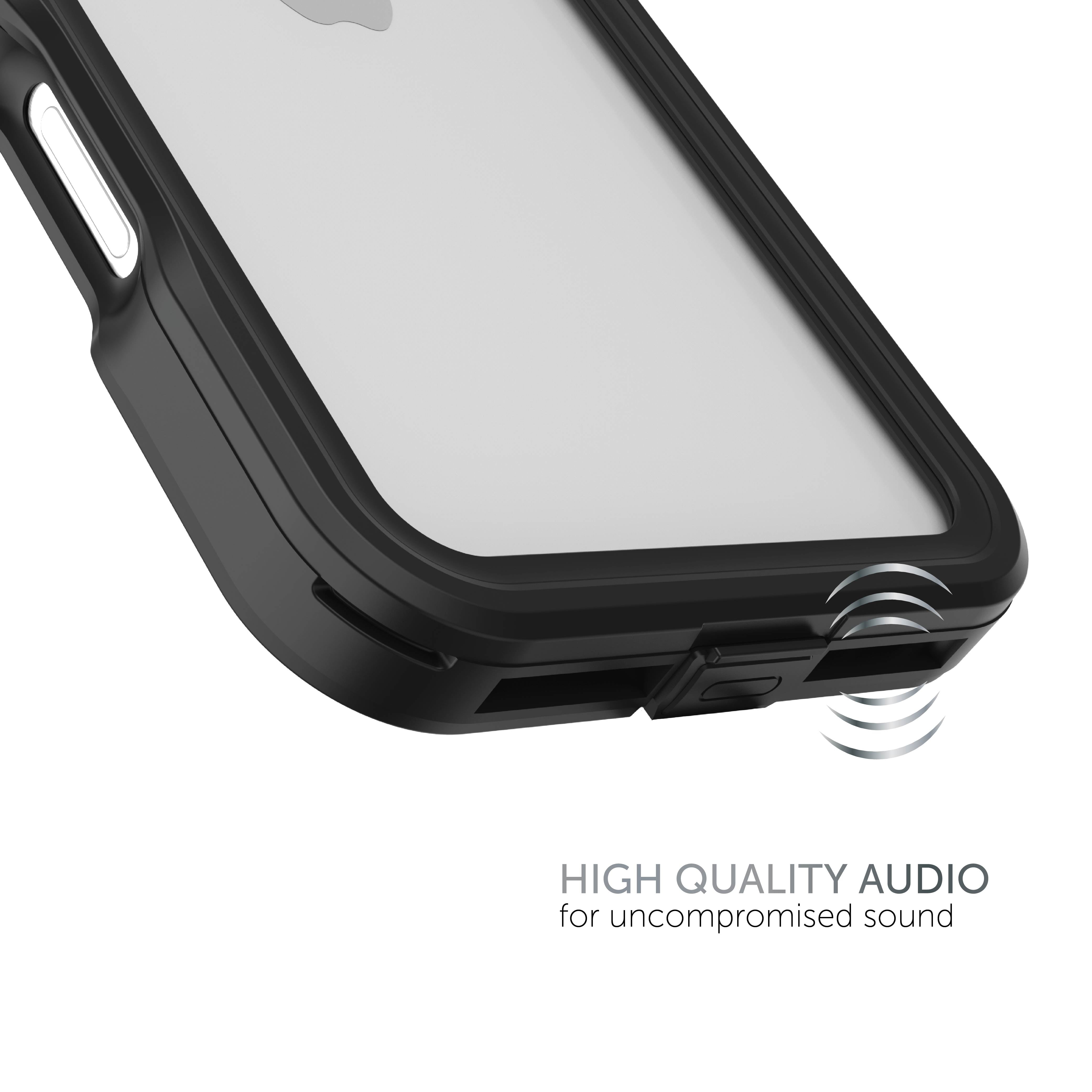 Body Glove Tidal Waterproof Case for iPhone 16 Pro Max - Black/Clear