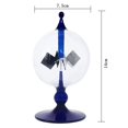 thumbnail image 5 of 4X Radiómetro de Energía Solar Azul, Luz Solar, Energía, Paletas Giratorias, de Viento, Regalo, Decoración de Escritorio para el Hogar, 5 of 5