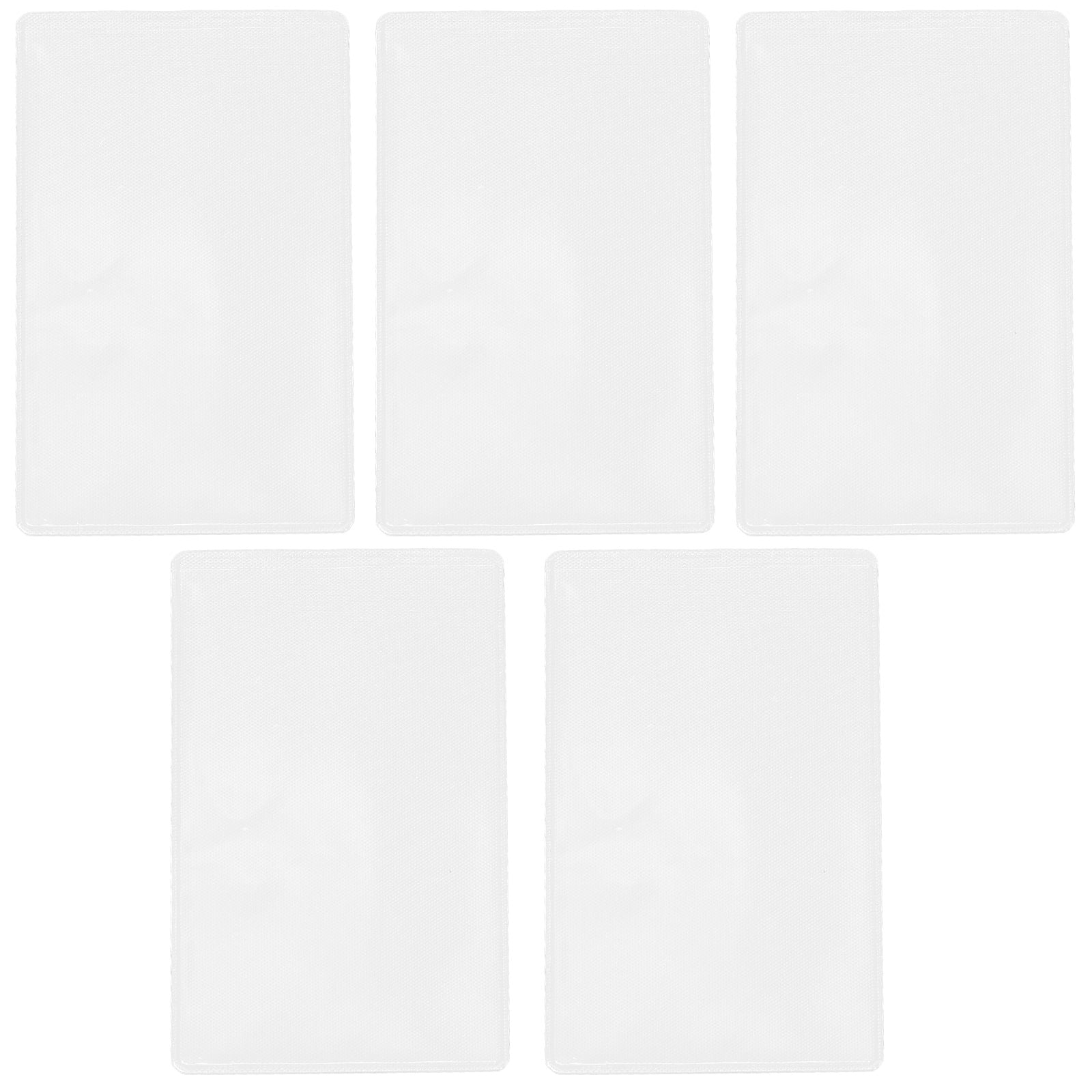 clear credit card sleeves for wallets Chivao 2 Set 6 Page Plastic Wallet Insert Transparent Protector Plastic Credit Card Wallet Pictures Holder Men Women Bifold or Trifolds : Office Products and all passport cards have a Radio 5 Pack - Medicare Card