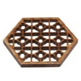 thumbnail image 3 of 1Pc DIY Exquisita Erhu Hex En Relieve Sound Hold Cover 4cm Side, 3 of 8