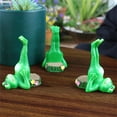 thumbnail image 7 of Animal Figures Plant Stand,3Pcs Fairy Reading Frog Statue,Frogs Flower Pot Feet,Green Frogs Figures Plant Pot Feet Planter Riser,Fairies Micro Landscape Ornaments,Yoga Frog Sculptures, 7 of 7