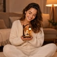 thumbnail image 7 of Cute Ghost Reading Lamp, Under Tree Spooky Cute Night Light, Book Lover Desktop Halloween Ornament, Lamp for Bedroom Desk Halloween Home Decor, 7 of 7