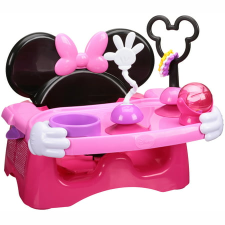 Disney Minnie Mouse Booster Seat, Helping Hands Feeding and Activity
