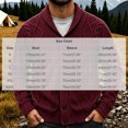 thumbnail image 4 of Lovzfmll Cardigan for Men, Shawl Collar Cable Knit Button Front, Casual Long Sleeve Sweater for Men, L, 4 of 6