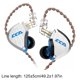 thumbnail image 2 of Auriculares estéreo de alta fidelidad con auriculares internos de aleación de zinc, auriculares con sonido 3D y cable extraíble sin micrófono Vogacara EL5027-02B, 2 of 2