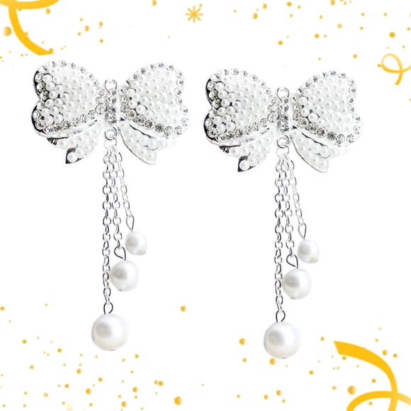 WHAMVOX 2pcs Butterfly Tassel Jewelry Phone Case Ornaments Rhinestone Stickers For Diy Phone Decor Accessories