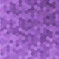 thumbnail image 1 of Ahgly Company Machine Washable Indoor Square Transitional Heliotrope Purple Area Rugs, 7' Square, 1 of 7