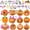16 Pack 16 Designs (2), variant on Joyfy 16 Pcs Halloween Pumpkin Decorations Kit for Kids,Foam Pumpkin Face Stickers Halloween Party Supplies Halloween Favors Pumpkin Painting Kit