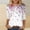 Multicolor 9, variant on Yotami 4th of July Shirts for Women Plus Size Casual Independence Day Tops for Holiday Summer Crewneck 3/4 Sleeve Patriotic USA Flag T-Shirt Clothes S