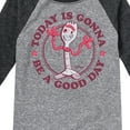 thumbnail image 3 of Toy Story 4 - Today Is Gonna Be A Good Day Forky - Toddler & Youth Raglan Graphic T-Shirt, 3 of 4