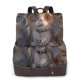 thumbnail image 1 of Easygdp Wide Eyed Cartoon Cats Mochila de Cuero para Mujeres, Bolso de Hombro, Bolsos de Mano de Moda para Trabajo y Viajes, 1 of 4
